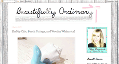 Desktop Screenshot of beautifully-ordinary.blogspot.com