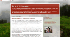 Desktop Screenshot of lavoixdumarteau.blogspot.com