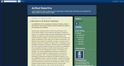 Desktop Screenshot of actitudeportiva.blogspot.com