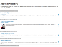 Tablet Screenshot of actitudeportiva.blogspot.com