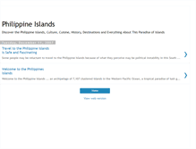 Tablet Screenshot of philippine-islands.blogspot.com