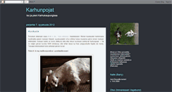 Desktop Screenshot of karhunpojat.blogspot.com