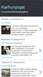Mobile Screenshot of karhunpojat.blogspot.com