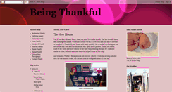 Desktop Screenshot of beingthankful.blogspot.com