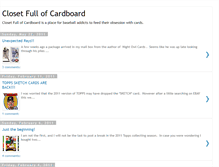 Tablet Screenshot of closetfullofcardboard.blogspot.com