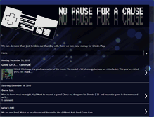 Tablet Screenshot of nopausefundraiser.blogspot.com