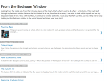 Tablet Screenshot of fromthebedroomwindow.blogspot.com