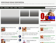 Tablet Screenshot of minumanindonesia.blogspot.com