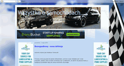 Desktop Screenshot of mojeauto-sobis1.blogspot.com