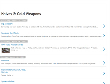 Tablet Screenshot of knives-cold-weapons.blogspot.com