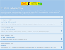 Tablet Screenshot of 18stepstohappiness.blogspot.com