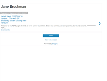 Tablet Screenshot of janebrockman.blogspot.com