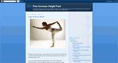 Desktop Screenshot of free-increase-height.blogspot.com