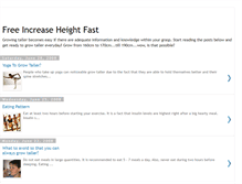 Tablet Screenshot of free-increase-height.blogspot.com