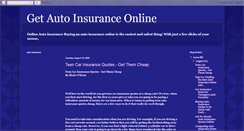 Desktop Screenshot of get-auto-insurance-online-info.blogspot.com