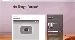 Desktop Screenshot of notengoporque.blogspot.com