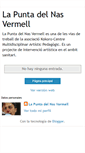 Mobile Screenshot of lapuntadelnasvermell.blogspot.com