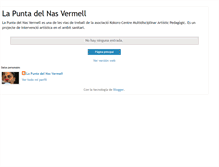 Tablet Screenshot of lapuntadelnasvermell.blogspot.com