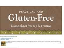 Tablet Screenshot of practicalandglutenfree.blogspot.com