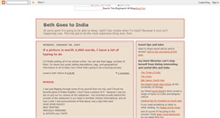 Desktop Screenshot of bethgoestoindia.blogspot.com