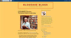 Desktop Screenshot of bloodaxeblogs.blogspot.com