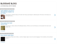 Tablet Screenshot of bloodaxeblogs.blogspot.com