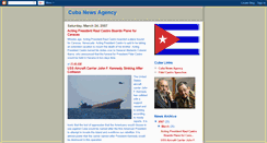 Desktop Screenshot of cubanewsagency.blogspot.com