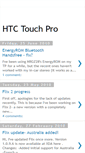 Mobile Screenshot of htc-touchpro.blogspot.com
