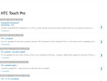 Tablet Screenshot of htc-touchpro.blogspot.com