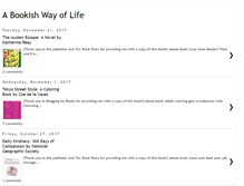 Tablet Screenshot of abookishwayoflife.blogspot.com