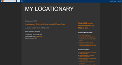 Desktop Screenshot of mylocationary.blogspot.com