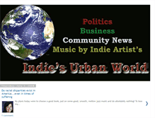 Tablet Screenshot of indiesurbanworld.blogspot.com