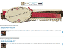 Tablet Screenshot of lovelylavenderwhip.blogspot.com