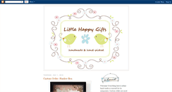 Desktop Screenshot of littlehappygifts.blogspot.com