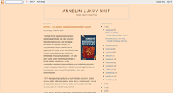 Desktop Screenshot of annelinlukuvinkit.blogspot.com