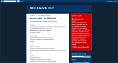 Desktop Screenshot of nus-francophile.blogspot.com