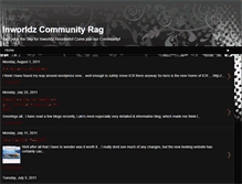 Tablet Screenshot of inworldzcommunityrag.blogspot.com