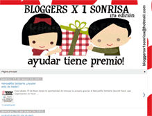 Tablet Screenshot of bloggersx1sonrisa.blogspot.com