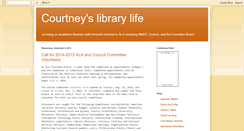 Desktop Screenshot of librarycourtney.blogspot.com
