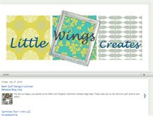 Tablet Screenshot of littlewingscreates.blogspot.com