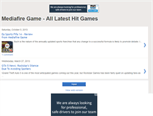 Tablet Screenshot of mediafiregame.blogspot.com