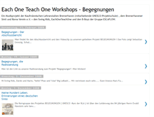 Tablet Screenshot of begegnungen-workshops.blogspot.com