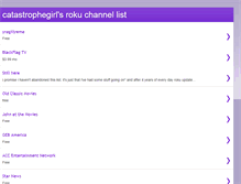 Tablet Screenshot of catastrophegirlsrokuchanneldata.blogspot.com
