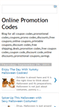 Mobile Screenshot of online-promotion-codes.blogspot.com