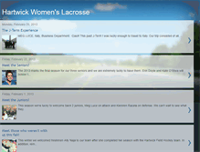 Tablet Screenshot of hartwickwomenslacrosse.blogspot.com