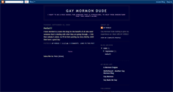 Desktop Screenshot of gaymormondude.blogspot.com