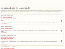 Tablet Screenshot of deverdadquenoloentiendo.blogspot.com