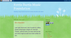 Desktop Screenshot of ferrisburtisfoundation.blogspot.com