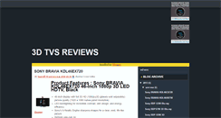 Desktop Screenshot of 3dtvsreviews.blogspot.com