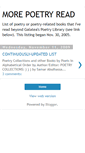 Mobile Screenshot of morepoetryread.blogspot.com